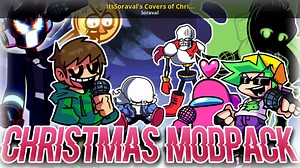 ItsSoraval's Covers of Christmas Modpack Mod for Friday Night Funkin' | FNF Mods