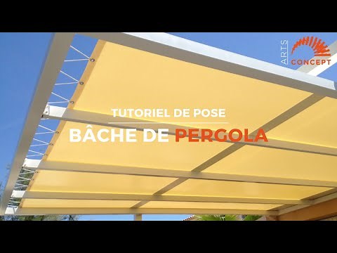 TUTORIEL DE POSE D'UNE BÂCHE/TOILE DE PERGOLA