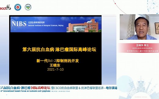 院士专场 新一代BCL2抑制剂的开发历程-王晓东