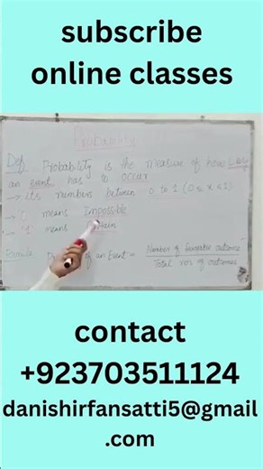 👉 Introduction to Probability 🎲#Probability #MathShorts #IntroToProbability #LearnMath #QuickMath