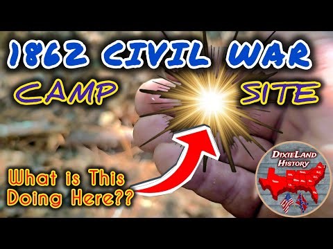 SILVER & RELICS At This 1862 Civil War Camp Site
