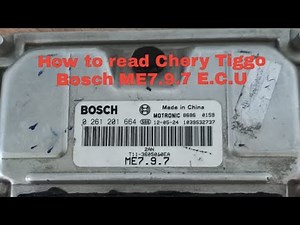 How to read Chery Tiggo Bosch ME7.9.7 E.C.U