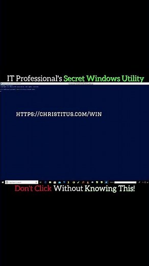 🚀 This One Command Can Transform Windows | Chris Titus Windows Tool