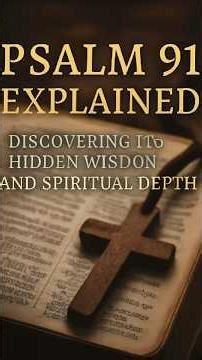 Psalm 91 Explained: Discovering Its Hidden Wisdom and Spiritual Depth #FaithInGod #BibleVerses #god