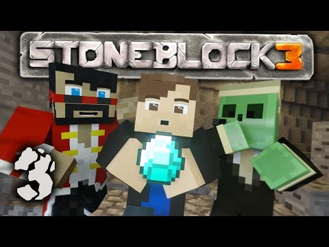 STONEBLOCK 3 MODDED MINECRAFT 1.18 ft. CaptainSparklez & PeteZahHutt - Ep. 3