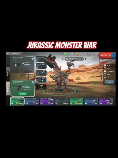 Jurassic Monster War modulos del allosaurus #DT1P #jmw #jurassicwar #dinowar #gaming
