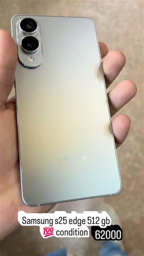 ​Unboxed & Beyond | Mobile Shop on Instagram: "Samsung s25 edge , 512 gb 🌟 Condition :- Top condition Price :- 62000 Dm to book it now • Due to prevalent scams, do not make payments based on comments, fake QR codes, or calls from unknown numbers. • Also, do not trust anyone claiming to be part of @unboxednbeyond unless it's through their official Instagram handle or designated payment number. •8770436184 Thanks and regards #samsungs25edge #samsungs25 #indoretech #usedphones #secondhandphoneindo