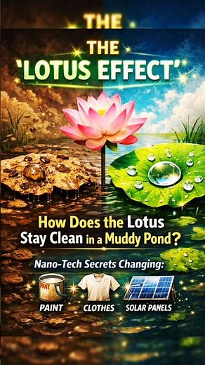 The World’s Cleanest Plant! 🌸🧼 (Self-Cleaning Secret) #plants #cleaning #lotus