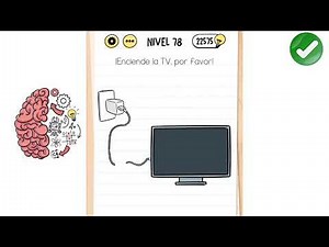 Brain Test - Nivel 78 ¡Enciende la TV. por favor! - Solución