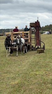 326K views · 3.9K reactions | After the bales drop from the baler on the ground, teamsters used another machine to pick them up and load them on a wagon. | Rural Heritage Magazine | Facebook