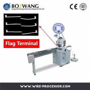 [Hot Item] Bzw-1.0 F Automatic Flag-Shape Terminal Crimping Machine with Conveying Belt