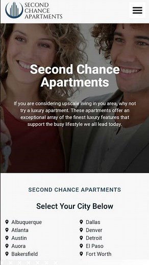 Discover Your Dream Home with Second Chance Apartments! Let us help you to find an Apartment
