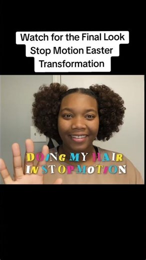 Easter Hair & Makeup Stop Motion Transformation