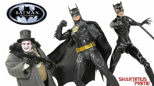 DC Multiverse Batman Returns BATMAN, CATWOMAN, & PENGUIN McFarlaneToys Action Figure Review