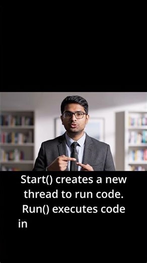 start() vs run() in Java Threads 🤯| #shorts #motivation #education #tech #java