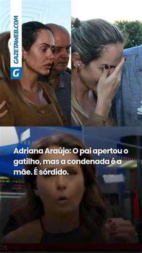Gazetaweb.com on Instagram: "A âncora do Entre Nós, da BandNews FM, e do Jornal da Band, Adriana Araújo (@adrianaaraujo_), criticou o que chamou de “tribunal da internet”, após as redes sociais criticarem uma mãe que passa por um período de luto do filho mais velho. Na quinta-feira (12), a mulher precisou deixar o cemitério escoltada para não sofrer agressões, durante o velório do próprio filho, que tinha 12 anos de idade. O caçula, de 8 anos, continua internado com suspeita de morte cerebral. O