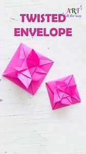 Twisted Envelope Origami ✉️ | Easy Paper Envelope DIY