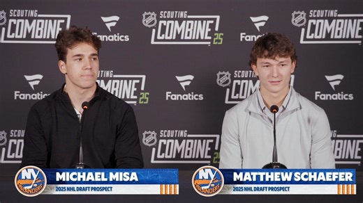 NHL Combine: Matthew Schaefer and Michael Misa