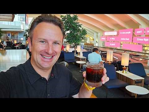 Inside the Star Alliance Lounge @ LAX Los Angeles Airport