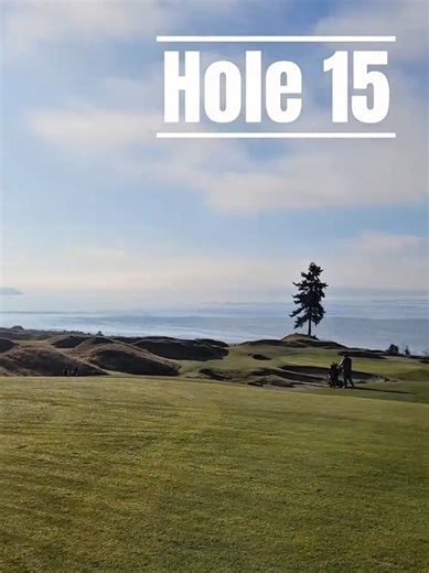 1.20.26. chambers bay golf course. best course in Washington state. #golftok #chambersbay #fyp #golffyp #naturevibes