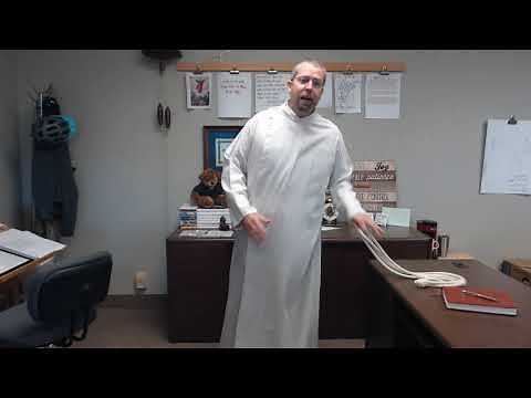 Acolyting: How to Put on a Robe and Tie a Cincture
