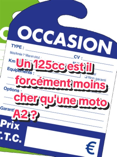 Le 125cc moins cher qu'une moto A2 ? Réponses ici !