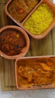 Reheat Bombay Potatoes In The Air Fryer (curry takeaway) #shorts