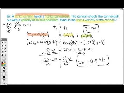How to Solve Conservation of Momentum Problem (Explosion Collision)