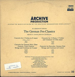 Georg Philipp Telemann - 4 Concertos