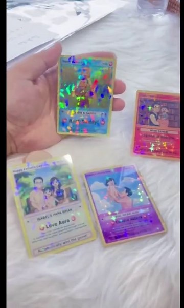 Custom Anime Trading Card, Personalized Grandpa Gift, Metal Acrylic Portrait - Etsy