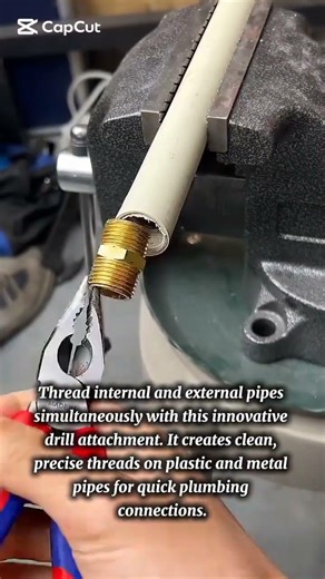 Integrated Pipe Threading Drill Bit