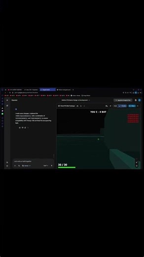 Making Roblox rivals in html using Ai.