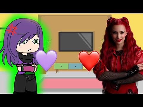 mal and evie react to Red's song in descendants 4!!
