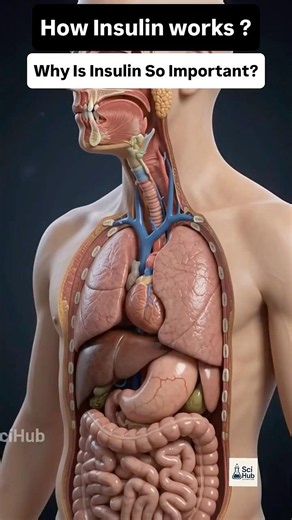 How insulin works? #facts #science #shorts