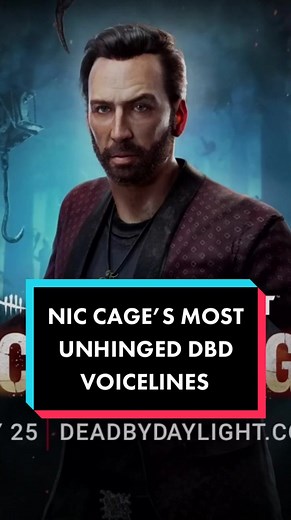 Nic Cage’s most unhinged voicelines in DBD #deadbydaylight #dbd #dbdtiktok