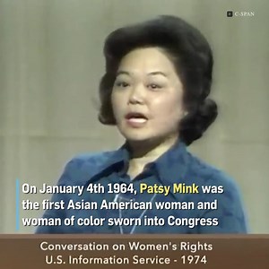 30 reactions | Patsy Mink became the first Asian-American and woman of color elected to the U.S. House of Representatives on this day in 1964. Mink fought for gender and racial equality, affordable childcare, and bilingual education, and was one of the authors and sponsors of the Title IX law. | The Legal Defense Fund | Facebook