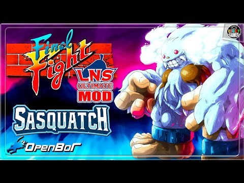 Final Fight LNS Ultimate Plus v4.1 MOD - Playable Sasquatch (OpenBOR) 🎮 Let's Play!