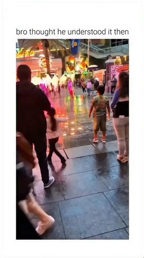 kentroleo on Instagram: "This video captures a synchronized display of fire and water jets integrated into an interactive fountain. The Subject A public interactive fountain featuring programmed nozzles that alternate between pressurized water streams and controlled fire bursts. A young spectator is seen attempting to time the sequences to avoid the flames. The Mechanism These systems utilize specialized “fire-on-water” nozzles. Natural gas or propane is released through the center of a water je