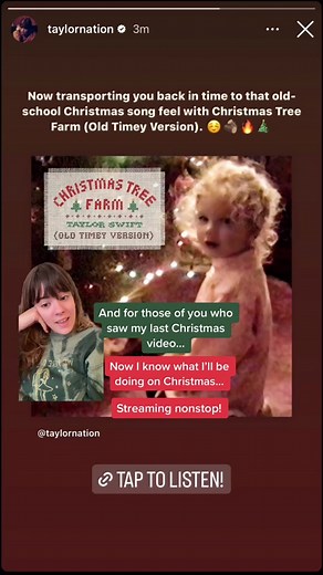 Taylor Swift Christmas Tree Farm - Old Timey Version | Merry Christmas