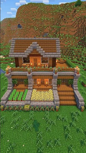 Minecraft Easy House Build #minecraft #shorts