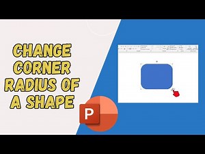 PowerPoint: How to Change Corner Radius of a Shape