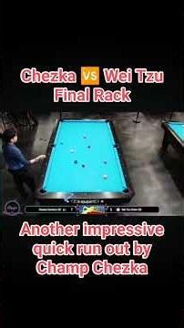 Chezka "The Flash" Centeno🆚Wei Tzu-Chien #billiards #shortsviral #9ball #wpba #shortsfeed #short