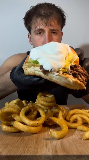Insane Triple Cheeseburger Mukbang Experience