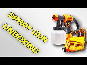 Electric Spray Paint Gun Unboxing