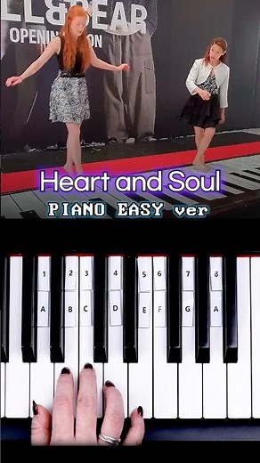 Heart and Soul ❤️ 피아노 건반 8개로 쉽게 연주하기 🎹