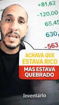 Inventário: o momento em que a verdade aparece.