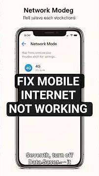 Android Phone Mobile Data Not Working? Internet Fix Guide