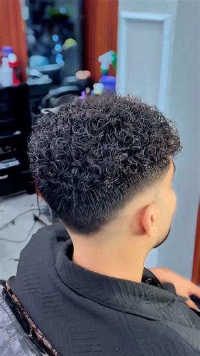 Best hair perming treatment amazing result for mens 💯 #hairstyle #hairperming #haircurls