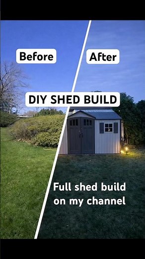 DIY Shed Build from Foundation to Finish