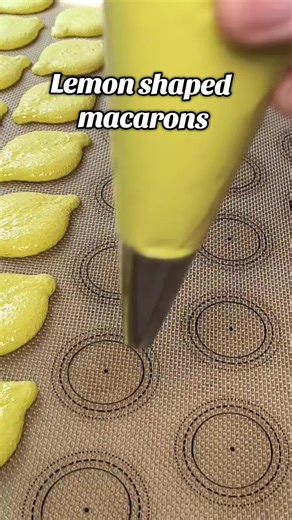 Delicious Lemon Shaped Macarons Recipe